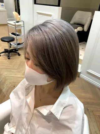 ミディアム カラー #ケアブリーチ# MASAのヘアスタイル