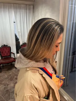 カラー カット/ブリーチ/パ ーマ⚡️ひりゅう⚡️のヘアスタイル