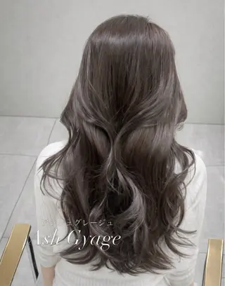 ロング カラー さつき/モテガーリー /透明感カラーのヘアスタイル