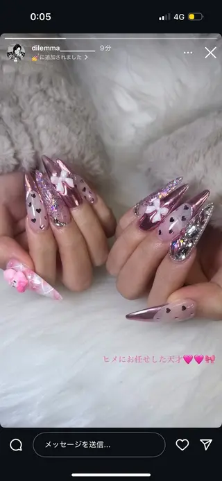 ネイル M.jewelry himeka🍒のネイルデザイン