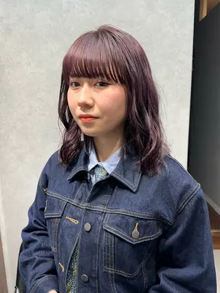 ミディアム カラー Daisy🎀【福岡 美容室】chiakiのヘアスタイル