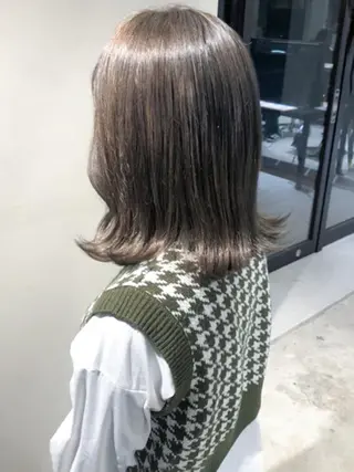 ミディアム カラー ITbyALBUM 松戸のヘアスタイル