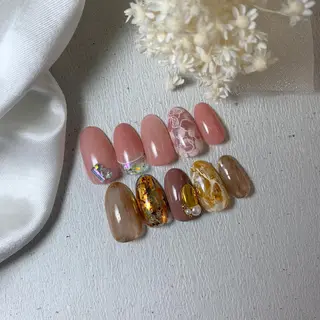 セミロング カラー パーマ ヘアアレンジ メンズ キッズ ネイル マツエク・マツパ yuri kaのネイルデザイン