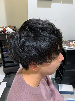 ショート パーマ メンズ 髪質改善&Spa fee南越谷2号店所属・髪質改善/南越谷/ 山岸彩夏のヘアスタイル