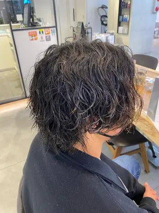 パーマ メンズ 新宿【メンズパーマ】 塩澤太一のヘアスタイル