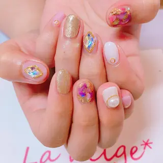 ネイル La neige* yuki 🥯🍑のネイルデザイン