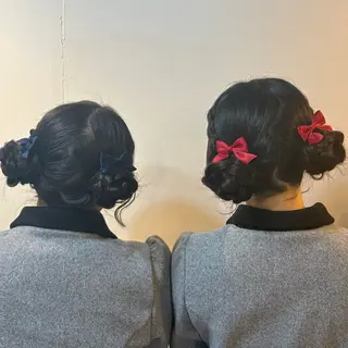 ヘアアレンジ ゆ ののヘアスタイル