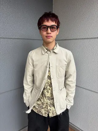 カラー メンズ 安藤楓華 fuka andoのヘアスタイル