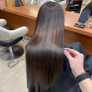 ロング カラー 縮毛矯正/髪質改善 /韓国風　山川春輝のヘアスタイル