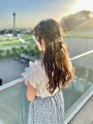 ロング ヘアアレンジ ･˚✧すずね˚✧* lucia(ルチア)のマツエク・マツパデザイン