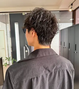 パーマ メンズ SHICUNEアサミ /ショート/メンズのヘアスタイル