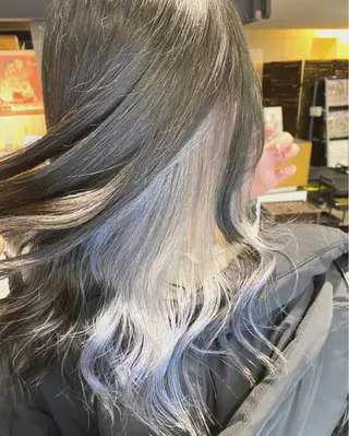 セミロング ✨ブリーチ/ウルフ/ 心斎橋/横山大樹のヘアスタイル