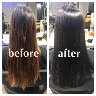 ロング カラー YU-KA ✂︎ROSSOのヘアスタイル