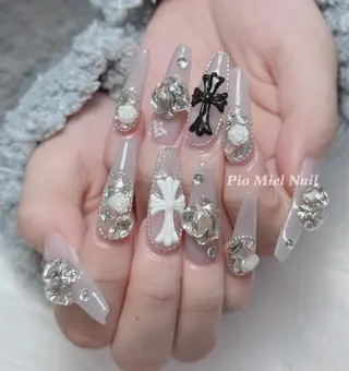 ネイル HANA 長さだしのネイルデザイン