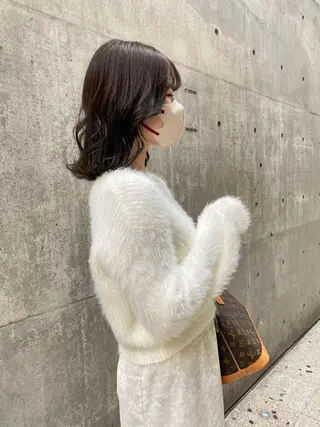 ミディアム カラー CURIO/南船場 /RIN💈🍎のヘアスタイル