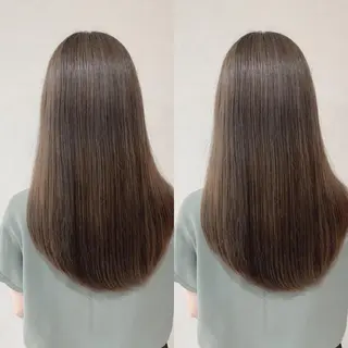 ロング 髪質改善 髪質改善カラーのヘアスタイル