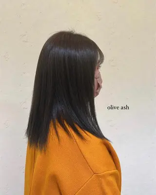 ミディアム カラー jura /Rim  Azurのヘアスタイル