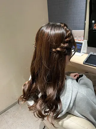 ロング ヘアアレンジ メンズパーマモデル ／浅野未来🌼.*のヘアスタイル