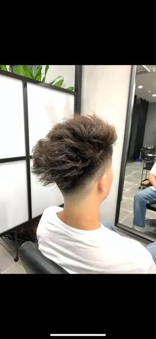 ショート パーマ hairworksbadass所属・菊地 旬のヘアスタイル