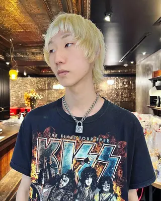 ショート カラー メンズ haco＋所属・圧倒的デザイン力 店長🎨RENAのヘアスタイル