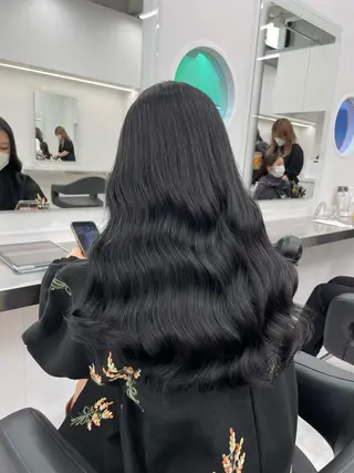 ロング カラー ヘアアレンジ salowin新宿East3階所属・艶美髪/髪質改善 /縮毛矯正/木元渓太のヘアスタイル