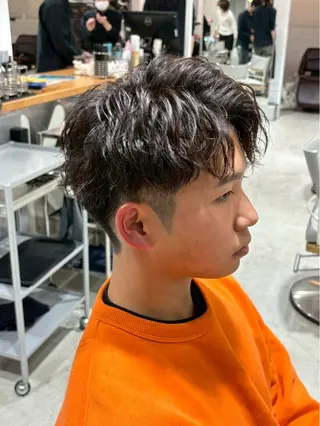 パーマ メンズ 池田 悠里のヘアスタイル