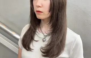 ミディアム Keina/ カットモデル募集のヘアスタイル
