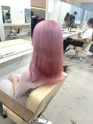 ロング カラー ✅ケアブリーチ✅ トヨオカ ノブヒデのヘアスタイル