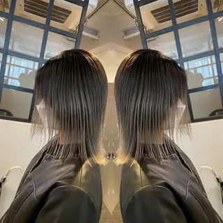 ミディアム カラー ギャルの革命児 秀斗のヘアスタイル