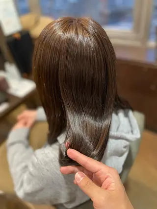 ミディアム カラー 中野  淳のヘアスタイル