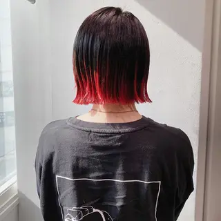 ショート カラー ノグチ ユウキ/ボブのヘアスタイル
