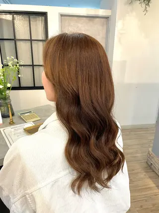 ロング ヘアアレンジ VISAGE ba.sk 金子詩帆のヘアスタイル