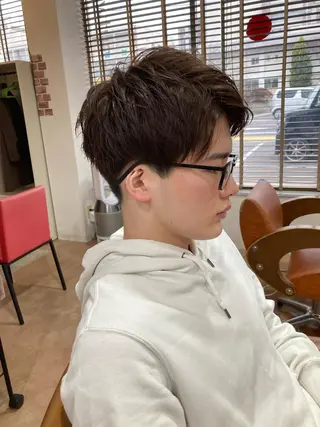 カラー メンズ Well‘s黒木🌿 レイヤー💎寒色のヘアスタイル