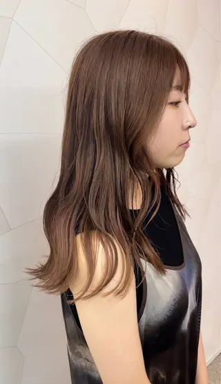 カラー 松本 ゆまのヘアスタイル