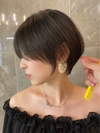 ショート 似合わせカット 根来悠斗のヘアスタイル