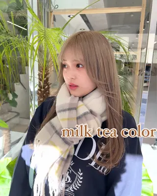 セミロング カラー 🍀お悩み改善憧れの 美髪　小林風雅のヘアスタイル