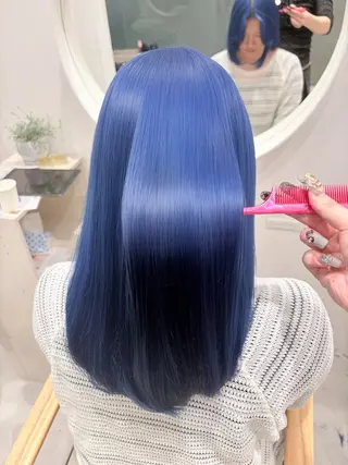 セミロング カラー 髪質改善/ブリーチ/ ダブルカラー🍀るなのヘアスタイル