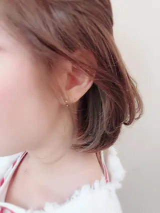 ミディアム aroot 町田駅徒歩10秒のヘアスタイル