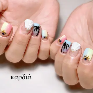 ネイル καρδιά -ｶﾙﾃﾞｨｱ-のネイルデザイン