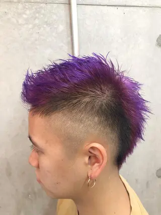 ショート カラー メンズ HIROKI ” stylistのヘアスタイル