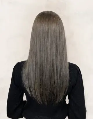 ロング カラー hair＆make EARTH センター南店所属・山下 仁愛のヘアスタイル