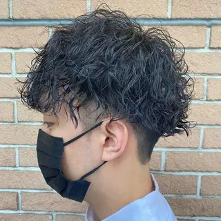 メンズ メンズブリーチカラー /パーマ ごーた立川のヘアスタイル