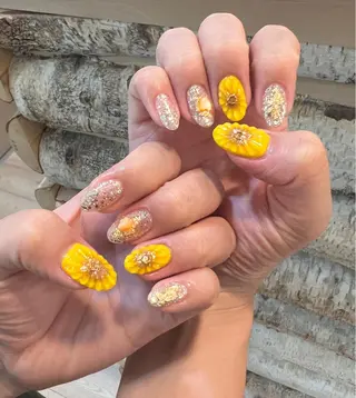 ネイル いちじゅう あおいのネイルデザイン