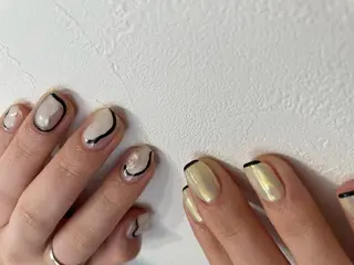 ネイル kiii.__ ✴︎*のネイルデザイン