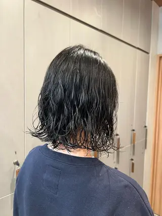 パーマ elima調布所属・澤崎 ゆらのヘアスタイル