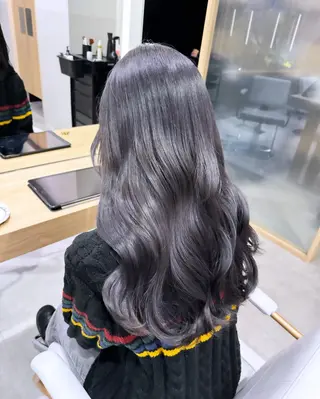 ロング カラー 韓国ヘア🇰🇷透明 感カラー/yui💞のヘアスタイル