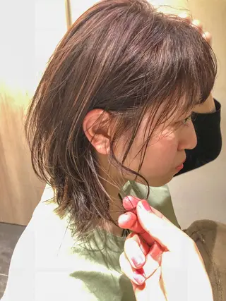 ショート カラー 【1日2名様限定】 AFLOAT白川雄副のヘアスタイル