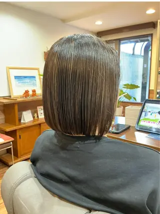 ミディアム カラー Annon プライベートサロンのヘアスタイル