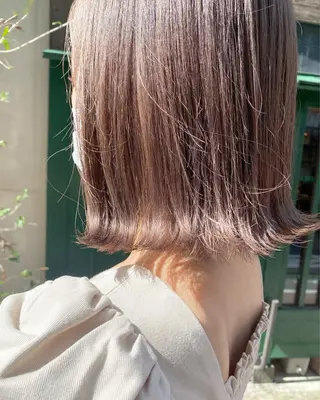 ミディアム デザイン🥇複雑履歴 ハイトーン特化のヘアスタイル