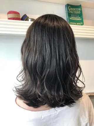 ミディアム カラー 💐パーソナルカラー /市橋加菜💐のヘアスタイル